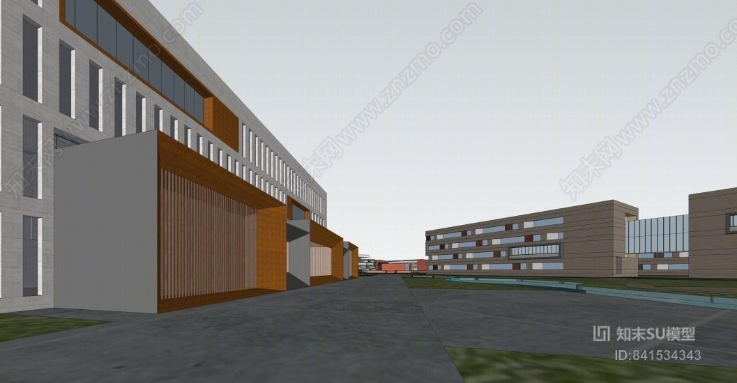 大学城SU模型下载【ID:841534343】