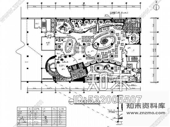 施工图中央大厦餐饮娱乐区施工图cad施工图下载【ID:532005507】