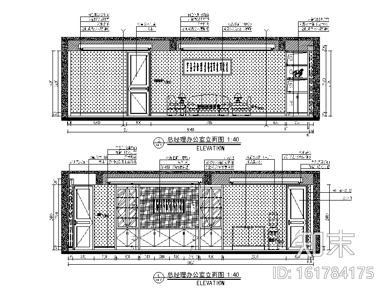 简欧风格全套办公楼详细施工图cad施工图下载【ID:161784175】