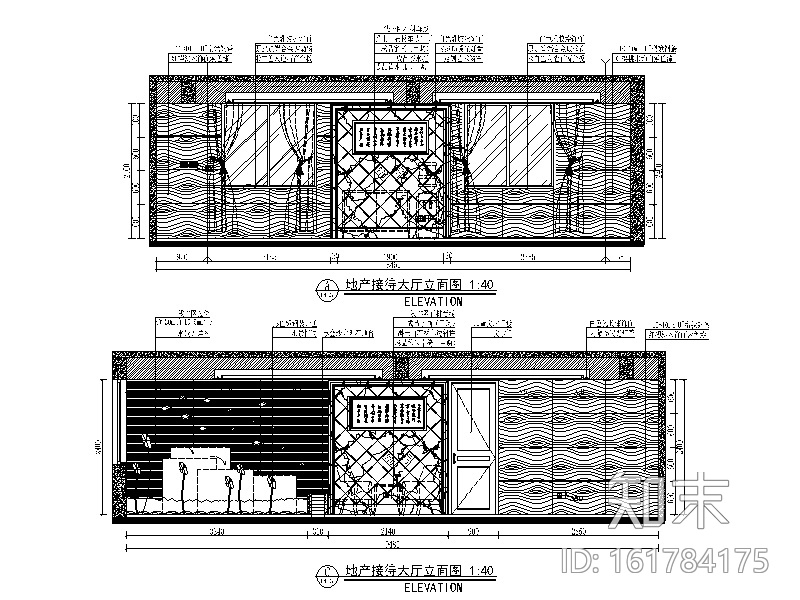 简欧风格全套办公楼详细施工图cad施工图下载【ID:161784175】