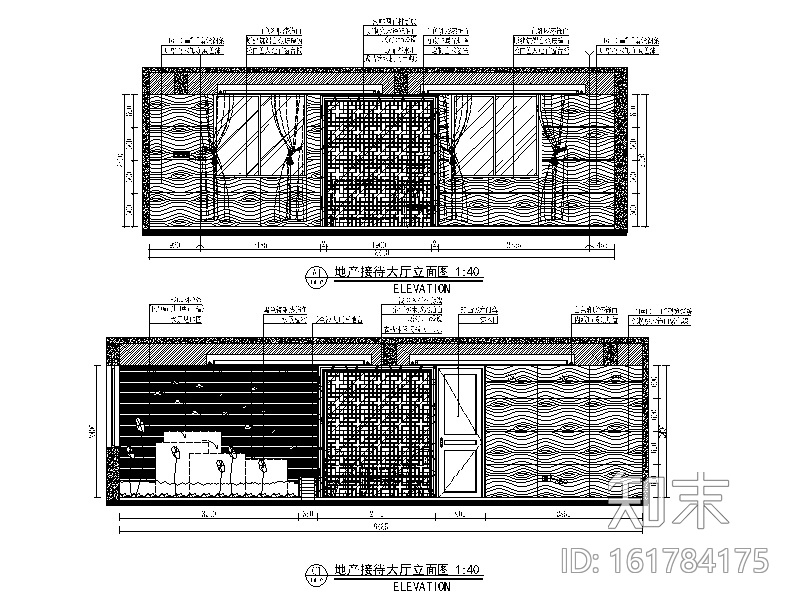 简欧风格全套办公楼详细施工图cad施工图下载【ID:161784175】