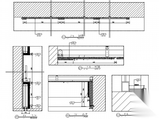 [河北]两层传统白墙黑瓦对称式四合院建筑设计施工图（含...施工图下载【ID:160718190】