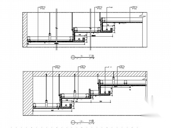 [河北]两层传统白墙黑瓦对称式四合院建筑设计施工图（含...施工图下载【ID:160718190】