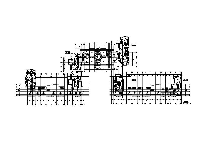 [浙江]两层坡屋顶商业及会所建筑施工图cad施工图下载【ID:151484162】