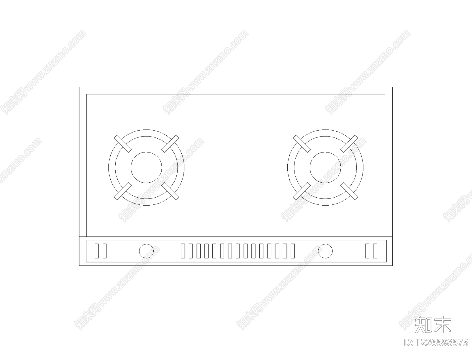 厨房设施cad施工图下载【ID:1226598575】