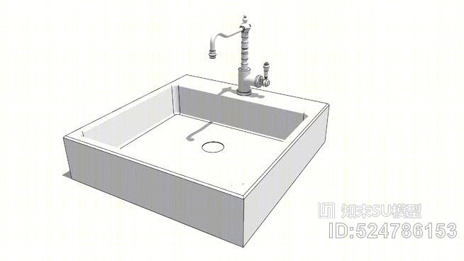 宜家水龙头SU模型下载【ID:524786153】
