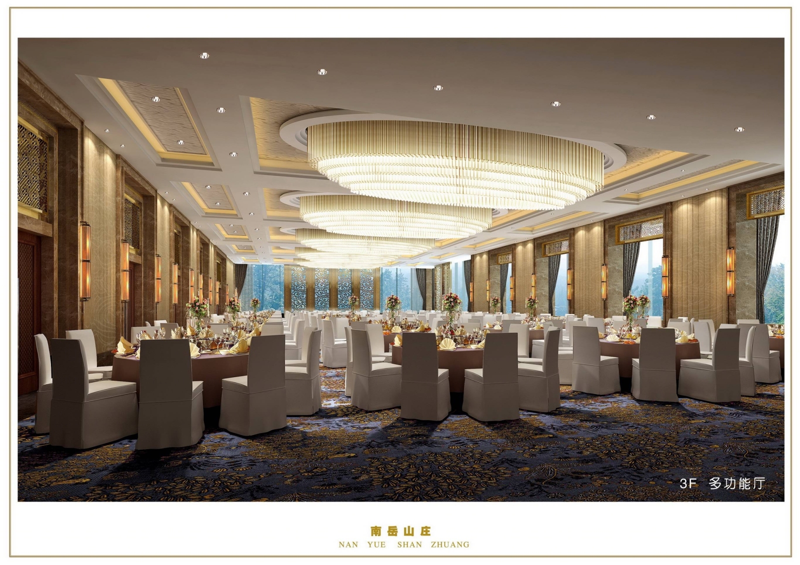 金螳螂--南岳山庄全套施工图+实景图(CAD施工图纸)cad施工图下载【ID:26989411】