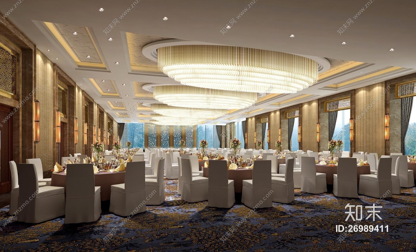 金螳螂--南岳山庄全套施工图+实景图(CAD施工图纸)cad施工图下载【ID:26989411】