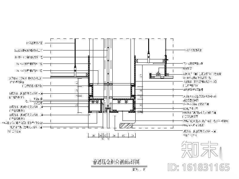 [保定]2009农业银行某支行办公室装修图cad施工图下载【ID:161831165】