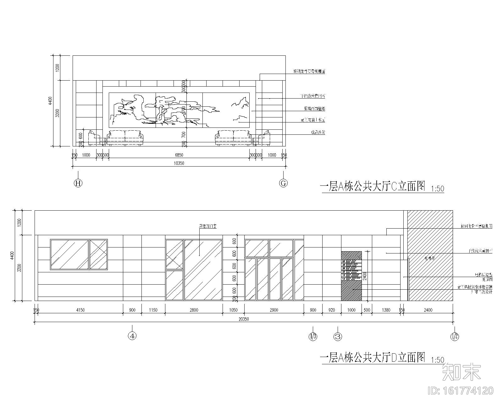 [江苏]无锡中科公司办公室装修施工图+效果图cad施工图下载【ID:161774120】