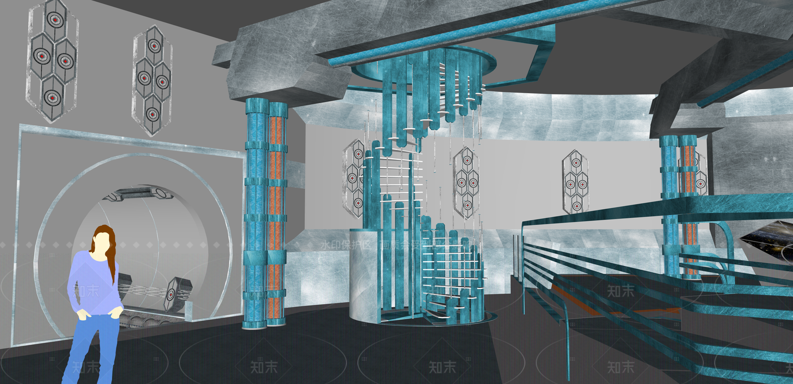 现代其他店铺SU模型下载【ID:1215983770】