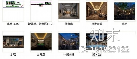 [福建]新古典主义水疗会所设计施工图（含效果）cad施工图下载【ID:161823122】