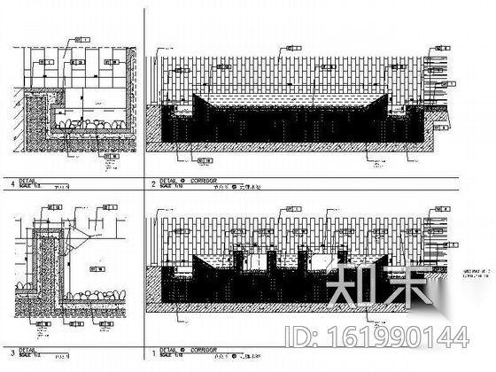 [宁波]某大酒店客房深化施工图cad施工图下载【ID:161990144】