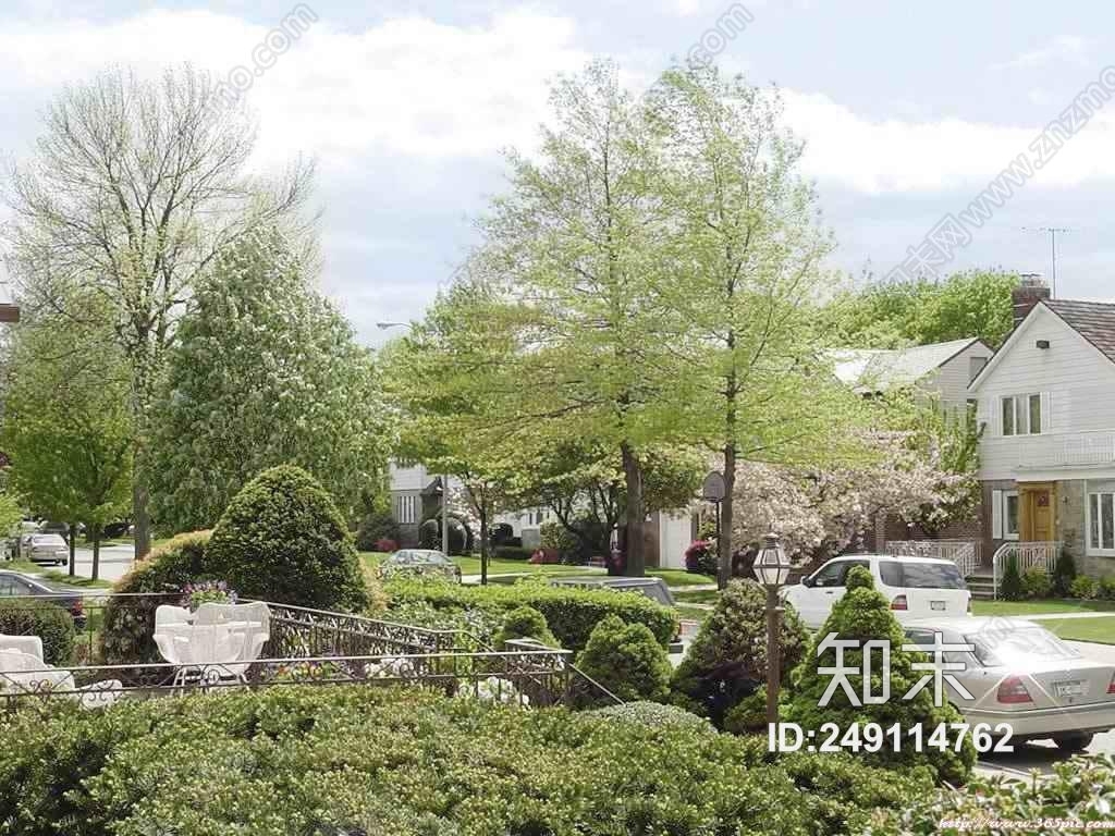 小区风景外景贴图下载【ID:249114762】