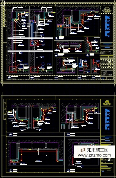 金螳螂样板房施工图cad施工图下载【ID:56892279】