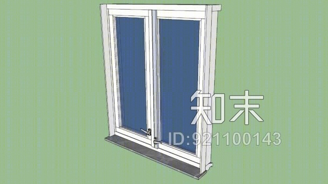 两个系列的木制窗户SU模型下载【ID:921100143】
