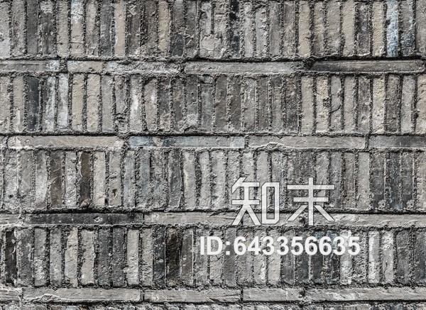 中式建筑墙面砖贴图下载【ID:643356635】