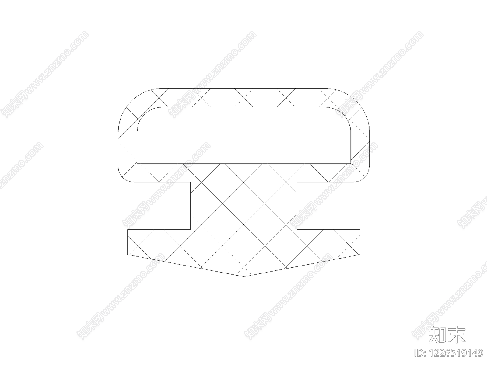 办公空间设计模块cad施工图下载【ID:1226519149】