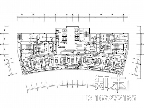 医院外科病房楼净化空调系统设计施工图cad施工图下载【ID:167272185】