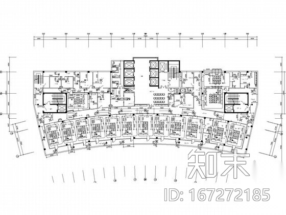 医院外科病房楼净化空调系统设计施工图cad施工图下载【ID:167272185】