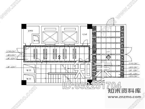 图块/节点某大厦电梯间平面图cad施工图下载【ID:832251704】