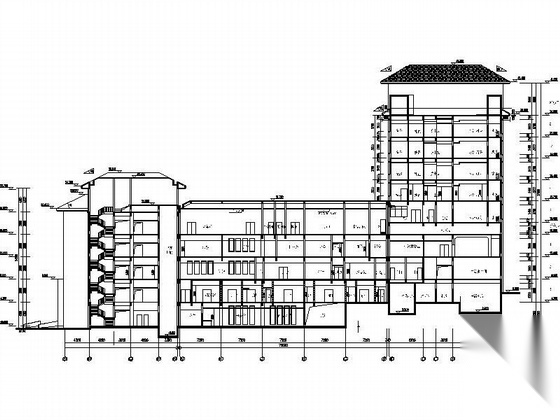 [福建]某医院九层综合楼建筑施工图cad施工图下载【ID:166209144】