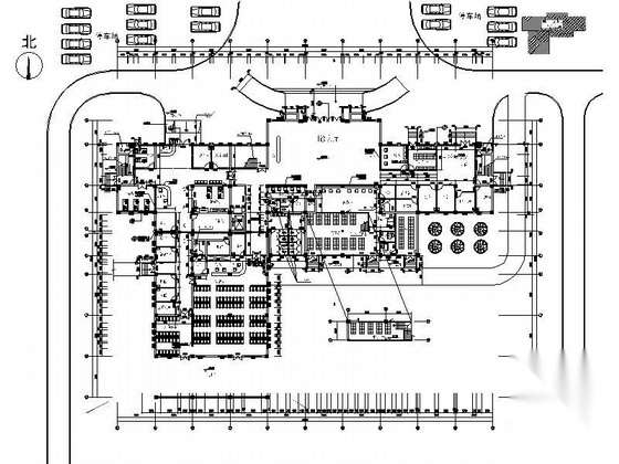[福建]某医院九层综合楼建筑施工图cad施工图下载【ID:166209144】
