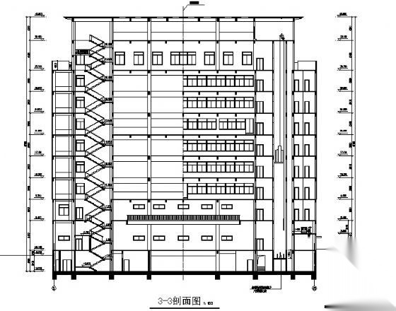 某农业银行营业大楼建施图cad施工图下载【ID:151435192】