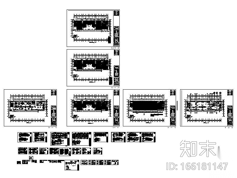 [深圳]某大型客运中心装修图cad施工图下载【ID:166181147】