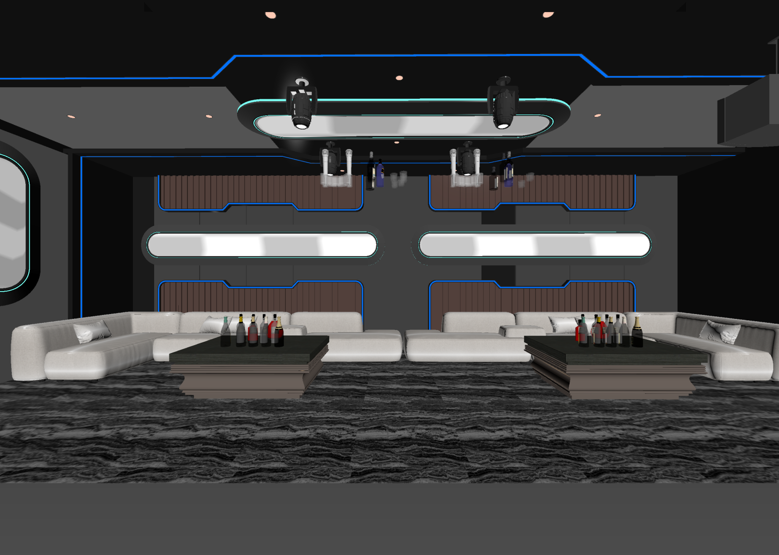 现代酒吧3D模型下载【ID:1214400012】