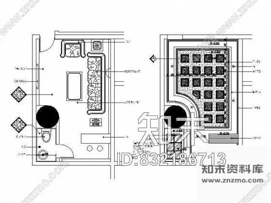 图块/节点时尚中包厢装修立面图cad施工图下载【ID:832186713】