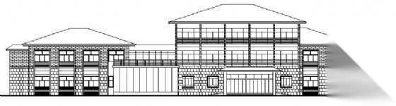 某三层小型综合楼建筑方案图cad施工图下载【ID:151435102】