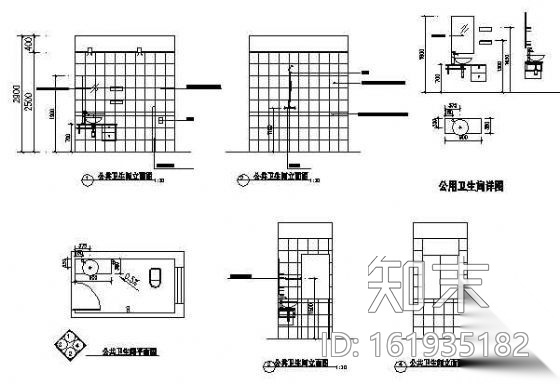 极简主义家装图cad施工图下载【ID:161935182】