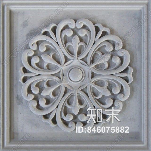 中式个性造型石雕贴图下载【ID:846075882】