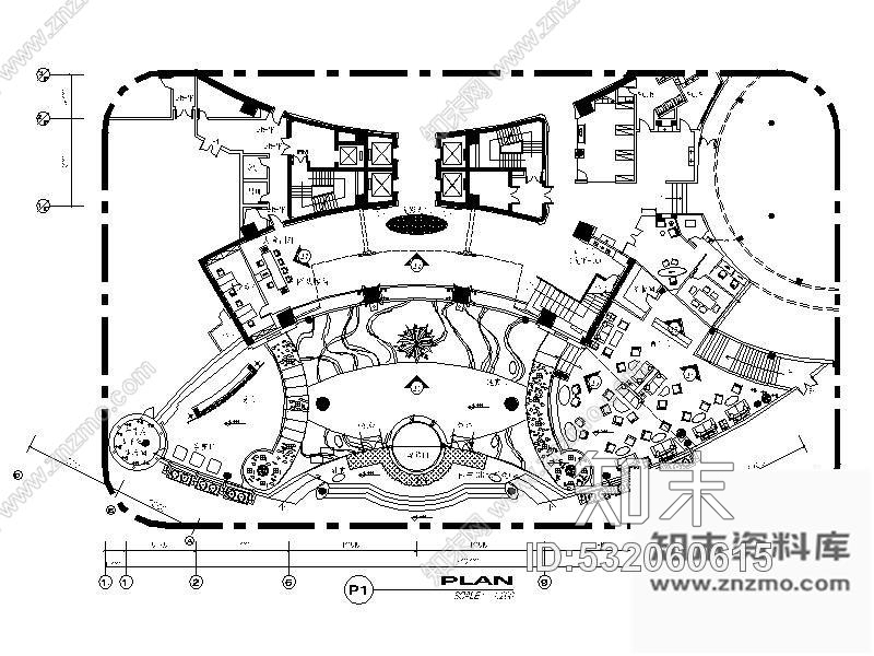 施工图浙江某知名大酒店装修图(含效果)cad施工图下载【ID:532060615】