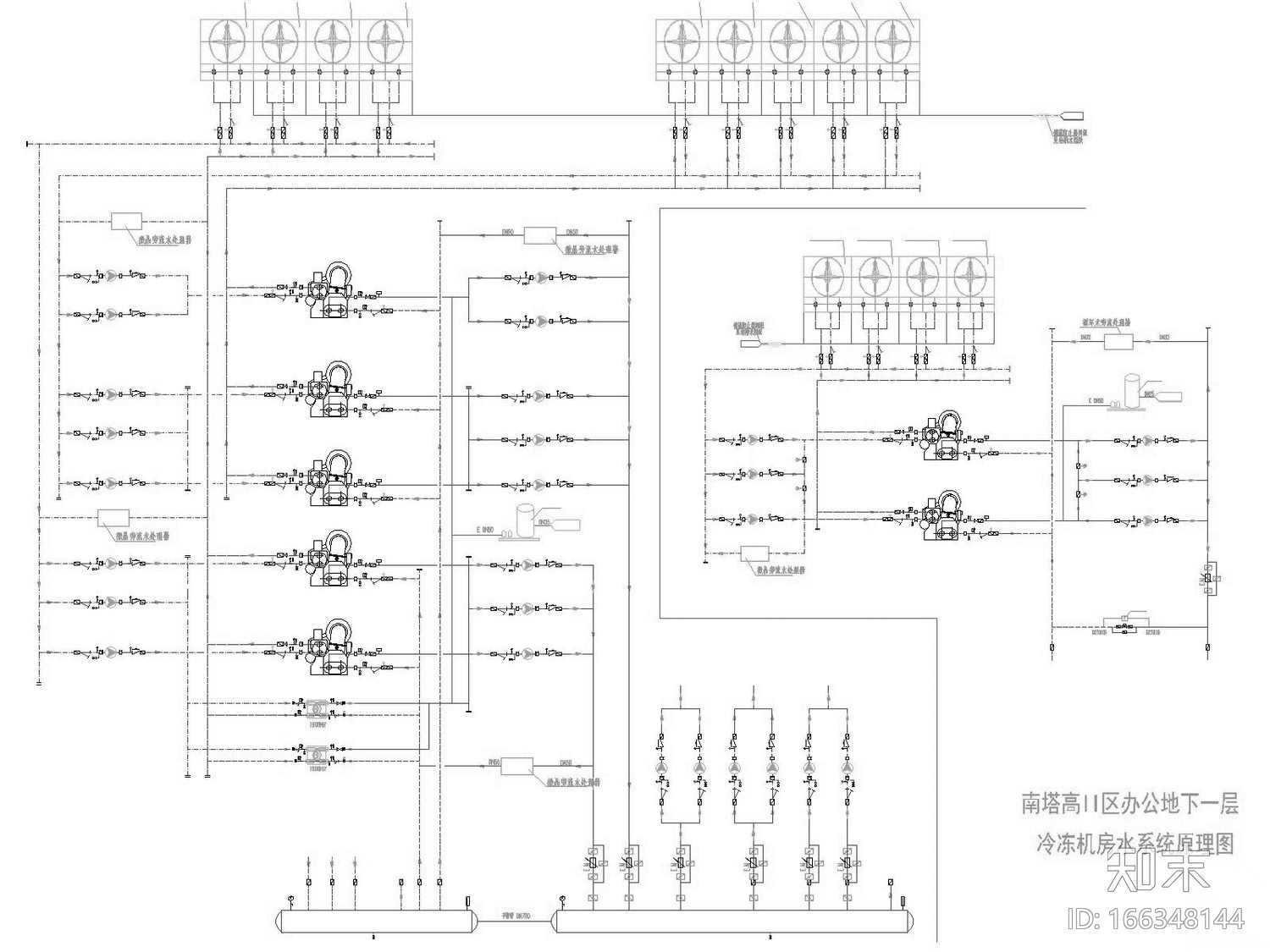 [河南]超高层知名地标商业综合体暖通空调全系统施工图...cad施工图下载【ID:166348144】