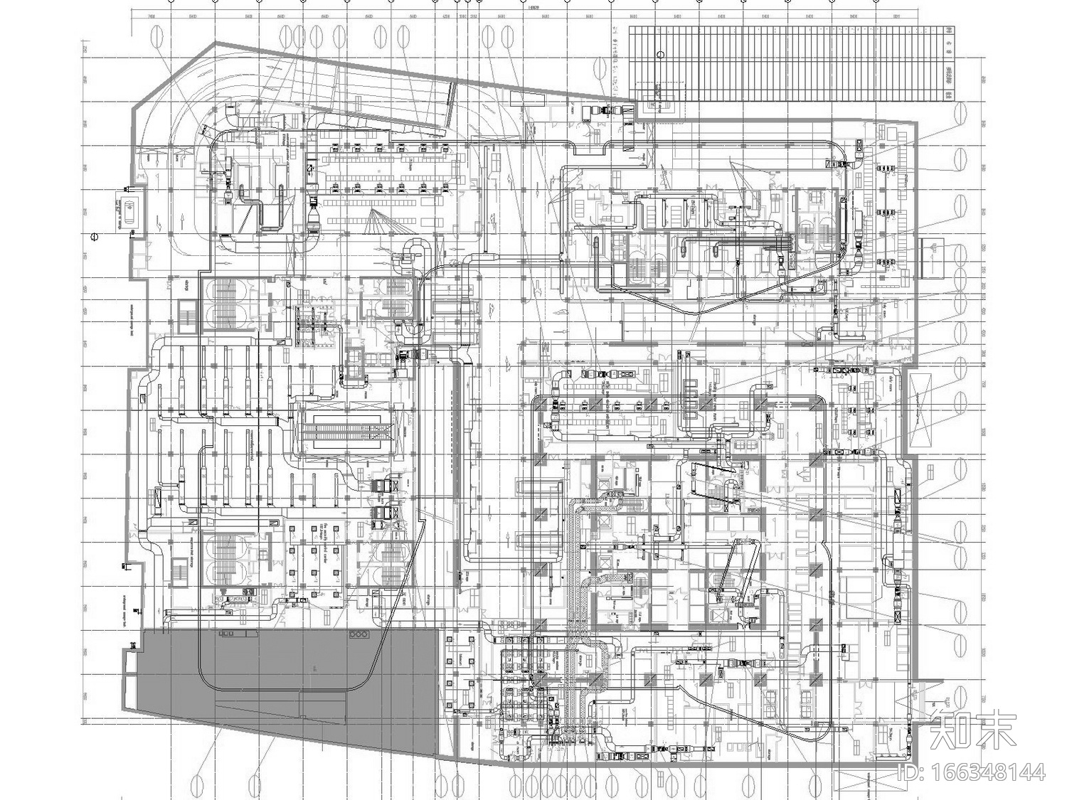 [河南]超高层知名地标商业综合体暖通空调全系统施工图...cad施工图下载【ID:166348144】