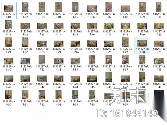 [南京]欧式田园温馨三居室装修图（含实景）cad施工图下载【ID:161844140】
