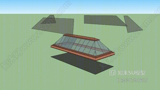 天窗SU模型下载【ID:930794605】