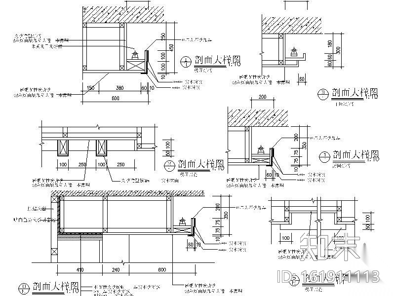 中式风格别墅装修图cad施工图下载【ID:161911113】