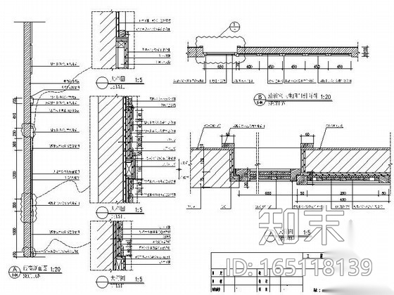 [四川]古建筑群落重建项目中式茶楼室内装修图施工图下载【ID:165118139】