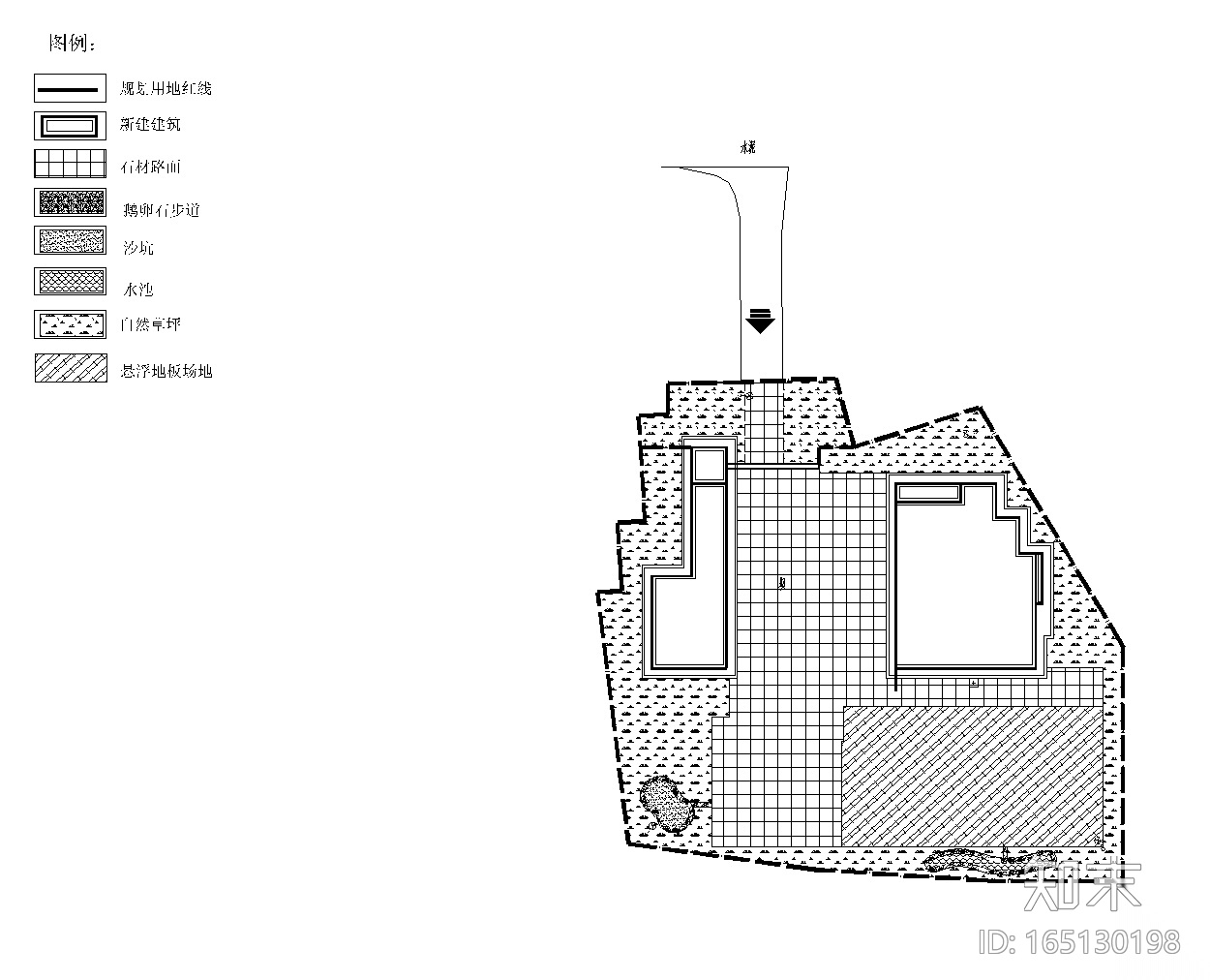 [贵州]蔡水幼儿园景观工程CAD施工图施工图下载【ID:165130198】