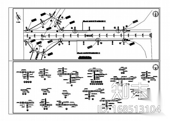 某县城供水管网工程施工图cad施工图下载【ID:168513104】