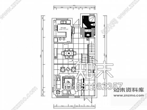 施工图北京优雅小区三层别墅混搭风格装修图含实景图cad施工图下载【ID:531982357】