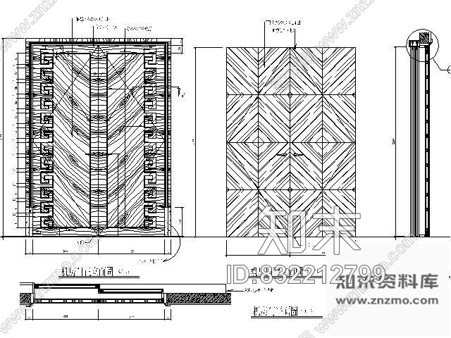 图块/节点豪宅机房门详图施工图下载【ID:832212799】