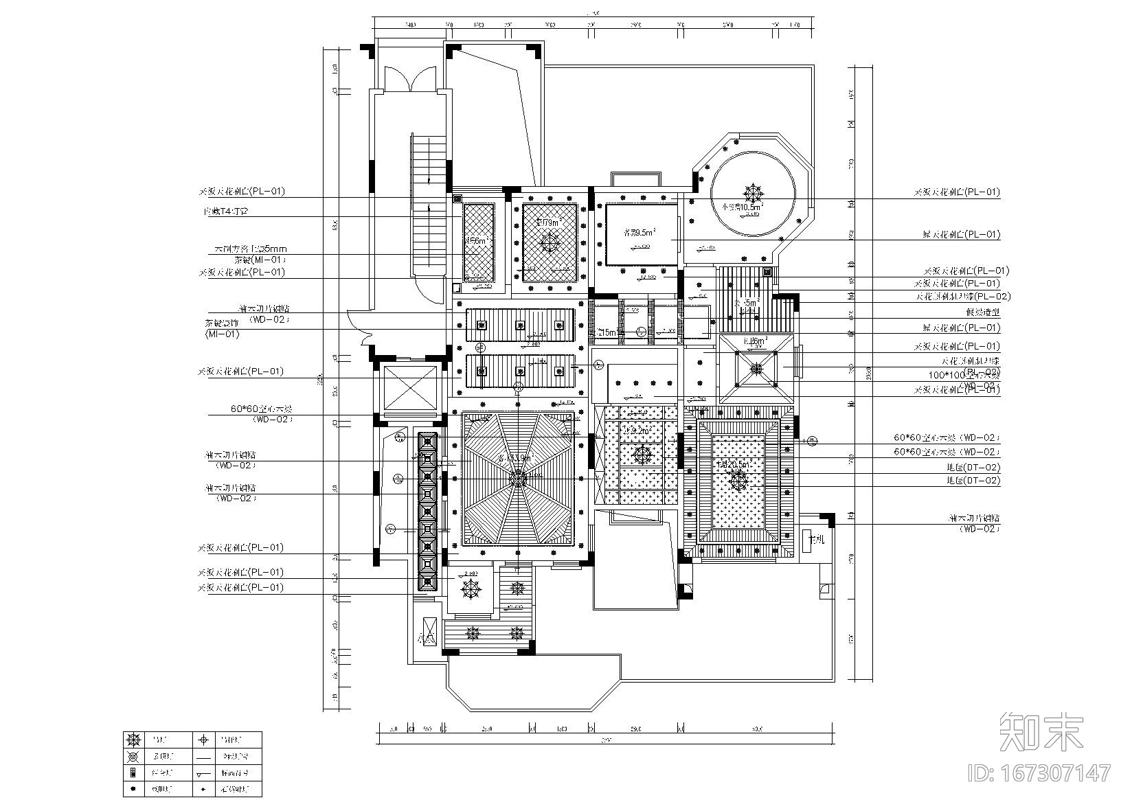 ​[深圳]金众葛·兰溪谷东南亚样板房施工图cad施工图下载【ID:167307147】