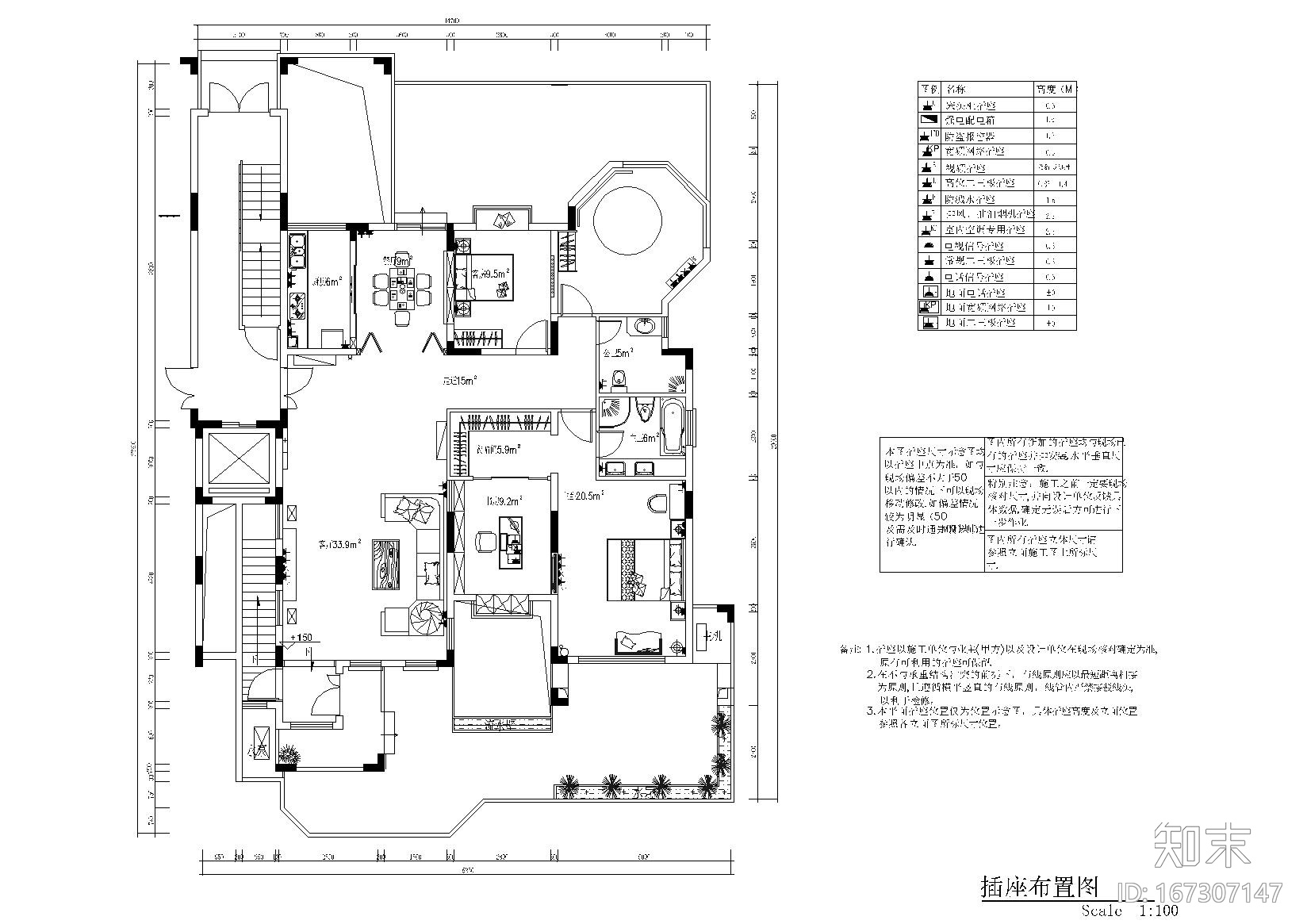 ​[深圳]金众葛·兰溪谷东南亚样板房施工图cad施工图下载【ID:167307147】