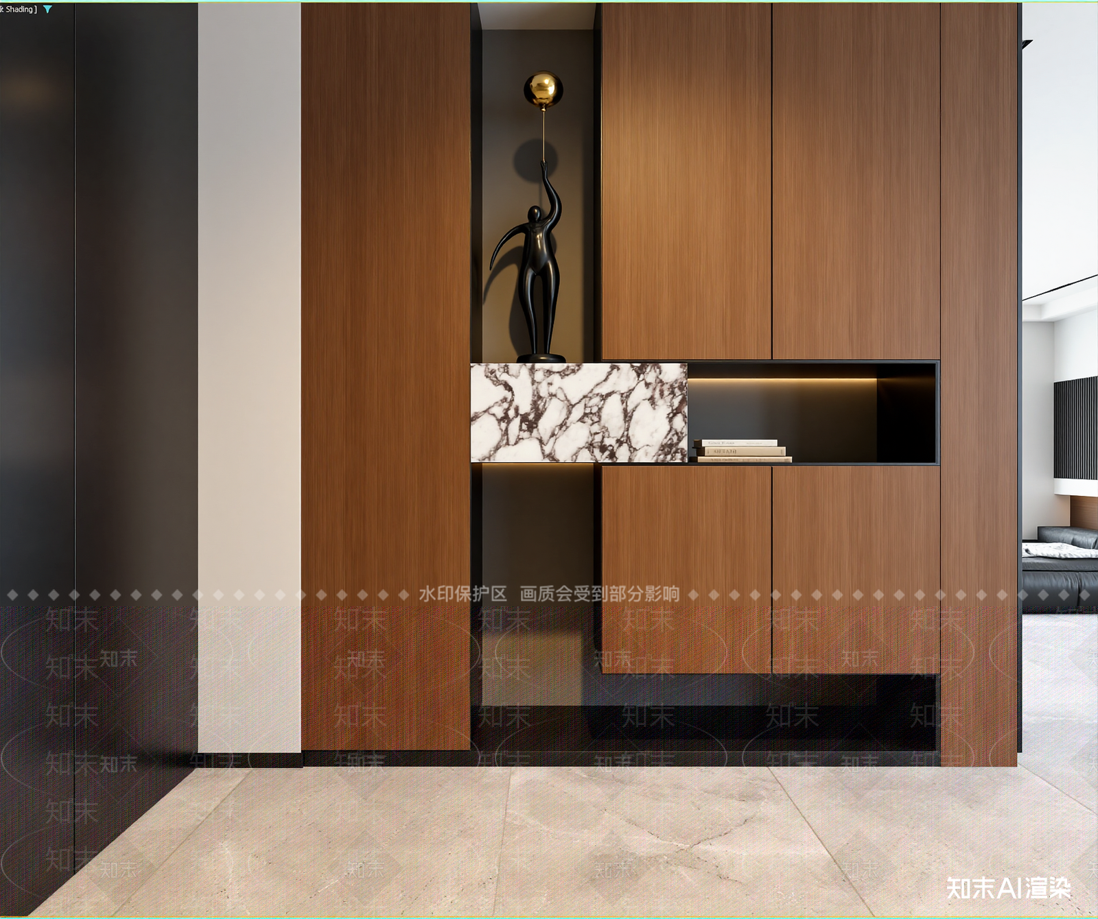 意式玄关3D模型下载【ID:1214941106】
