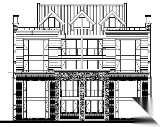 某B户型二层别墅建筑方案图施工图下载【ID:149918164】