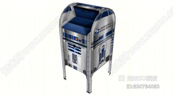 R2D2邮箱SU模型下载【ID:830784083】